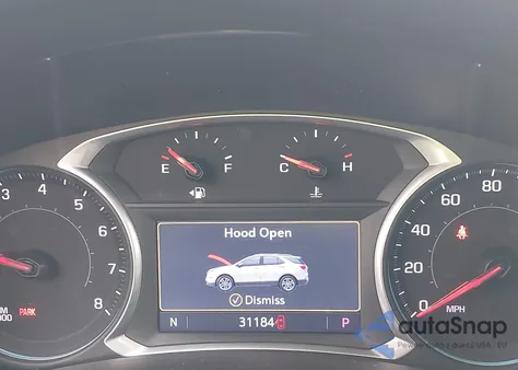 2022 Chevrolet Equinox Awd Lt из США, поврежденный, VIN 3GNAXUEV0NL122015